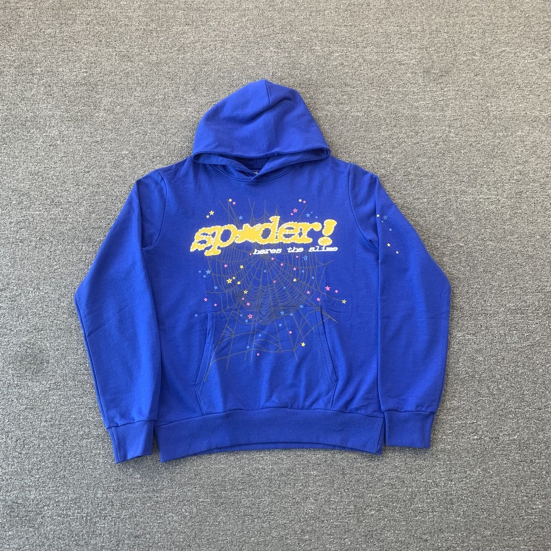 SP5DER TC HOODIE BLUE - Vanté®