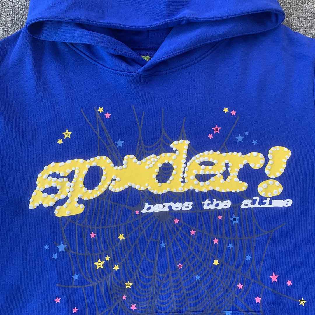 SP5DER TC HOODIE BLUE - Vanté®