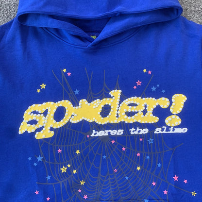 SP5DER TC HOODIE BLUE - Vanté®