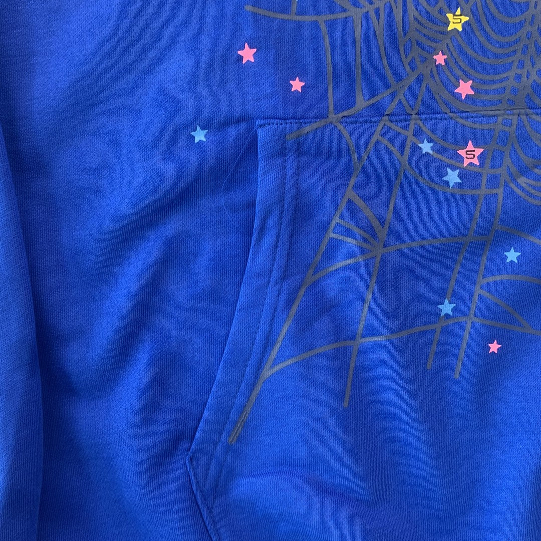 SP5DER TC HOODIE BLUE - Vanté®