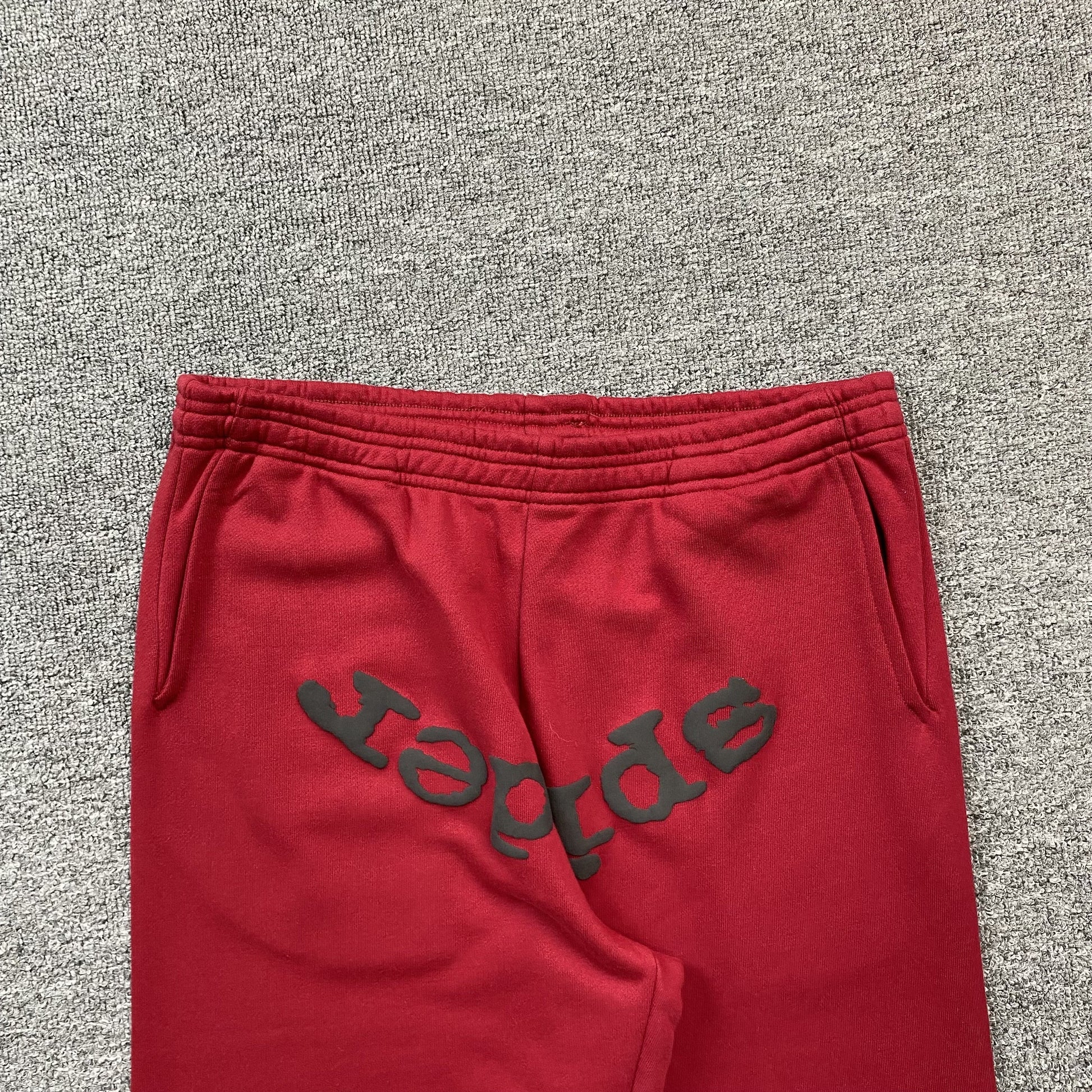 SP5DER VVS SWEATPANTS RED - Vanté®