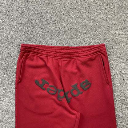 SP5DER VVS SWEATPANTS RED - Vanté®