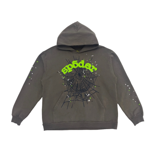 SP5DER WAIT WEB HOODIE SLATE GREY - Vanté®
