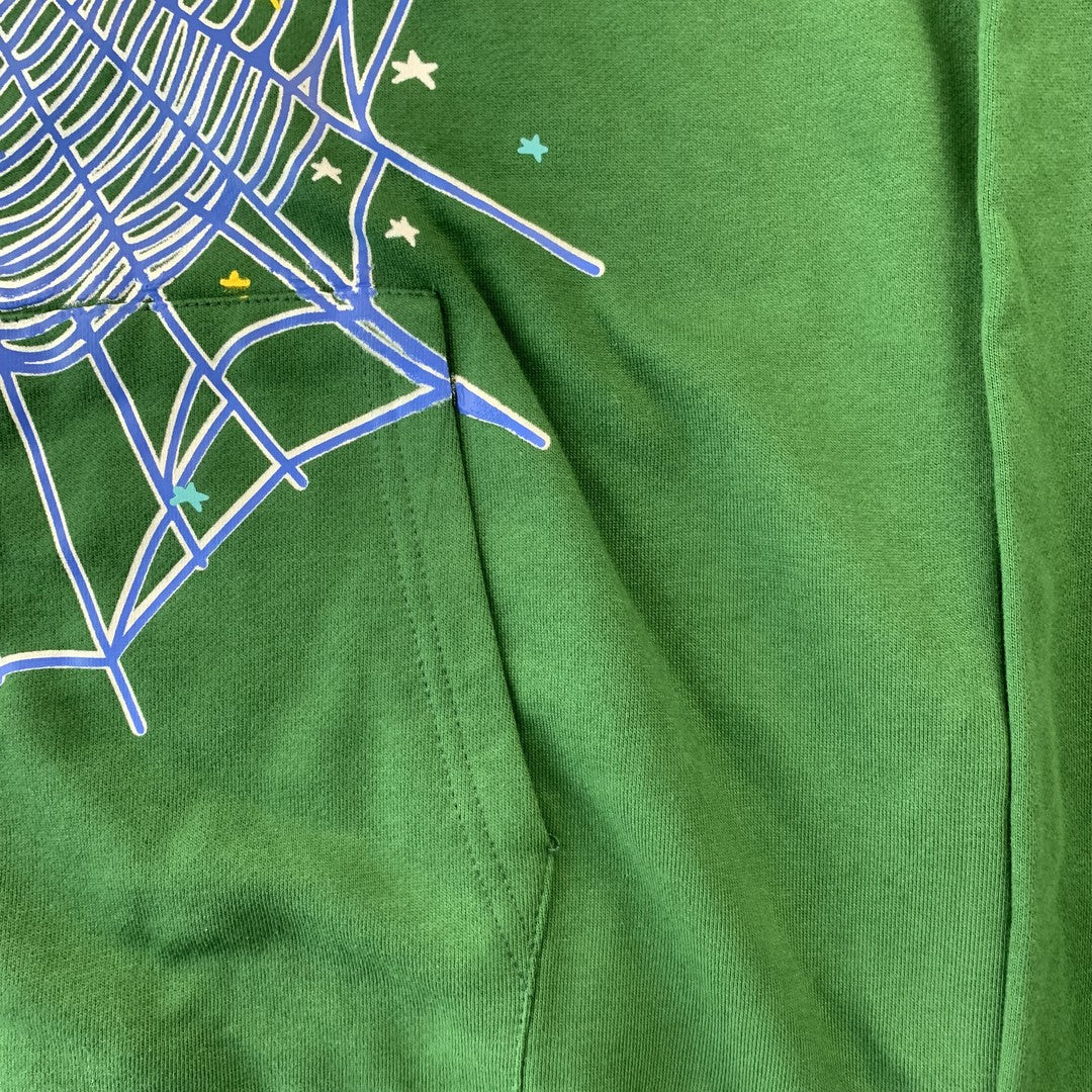 SP5DER WEB HOODIE HUNTER GREEN - Vanté®