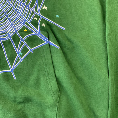 SP5DER WEB HOODIE HUNTER GREEN - Vanté®