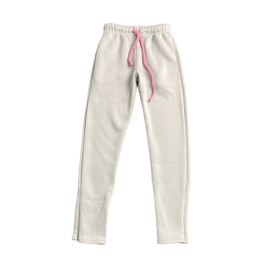 SYNA WORLD SYNA LOGO SWEATPANTS GREY PINK - Vanté®