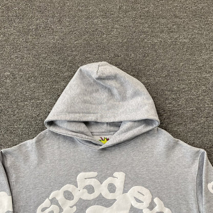 SP5DER BELUGA HOODIE HEATHER GREY - Vanté®