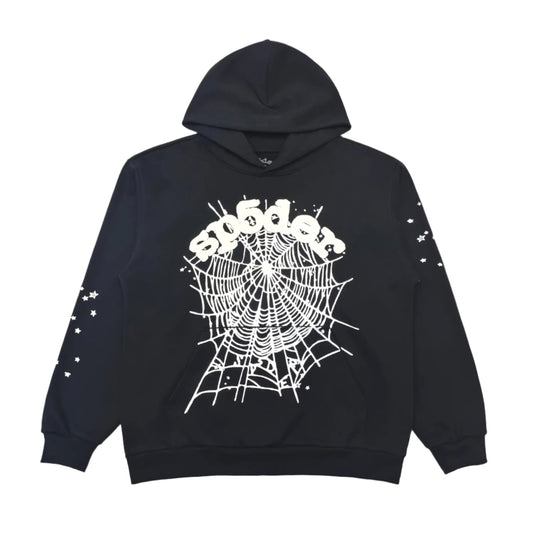 SP5DER OG WEB HOODIE BLACK - Vanté®