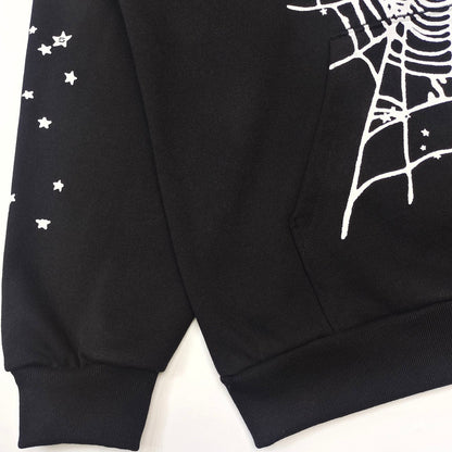 SP5DER OG WEB HOODIE BLACK - Vanté®