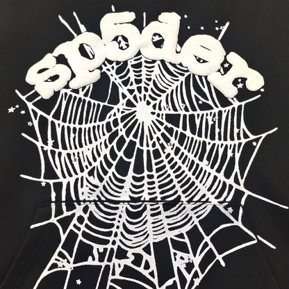 SP5DER OG WEB HOODIE BLACK - Vanté®