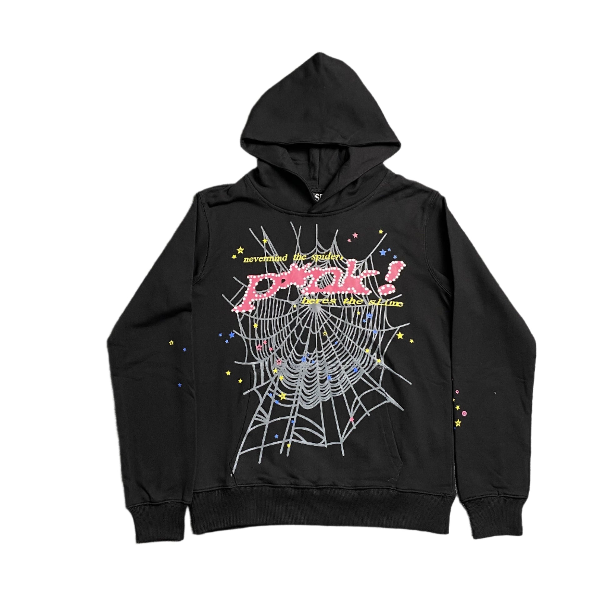 SP5DER P*NK HOODIE BLACK - Vanté®