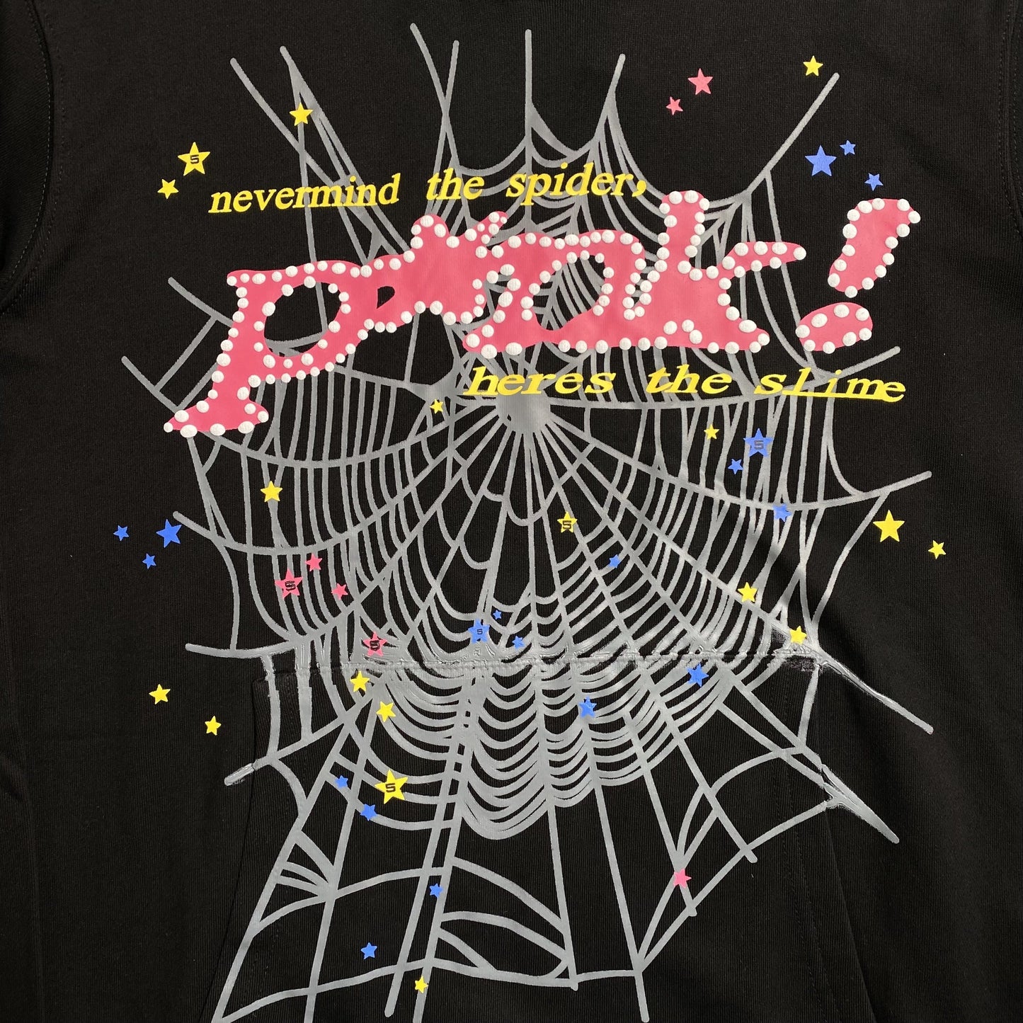 SP5DER P*NK HOODIE BLACK - Vanté®