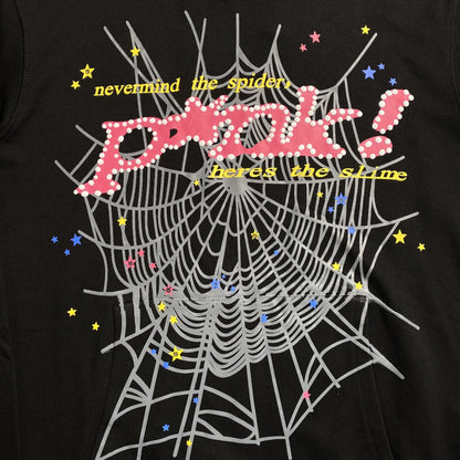 SP5DER P*NK HOODIE BLACK - Vanté®