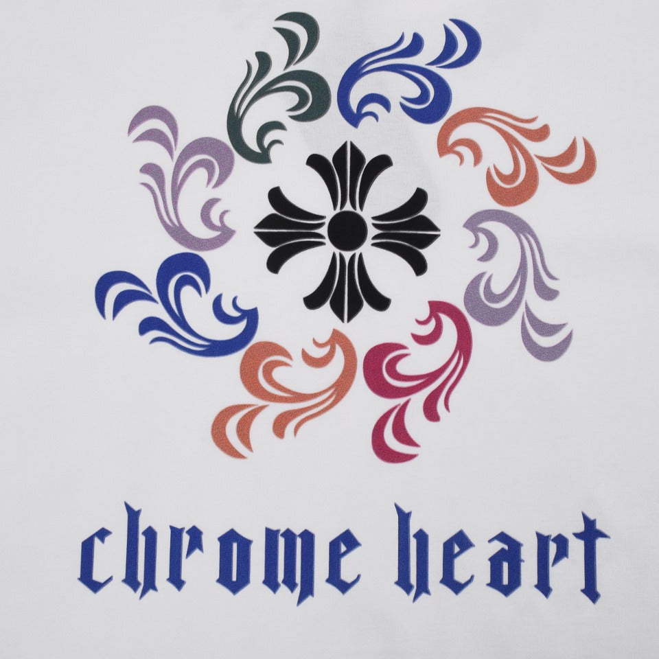 CHROME HEARTS LOGO COLLAR T-SHIRT WHITE - Vanté®