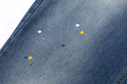 CHROME HEARTS GREEN CROSS PATCH JEANS DENIM - Vanté®