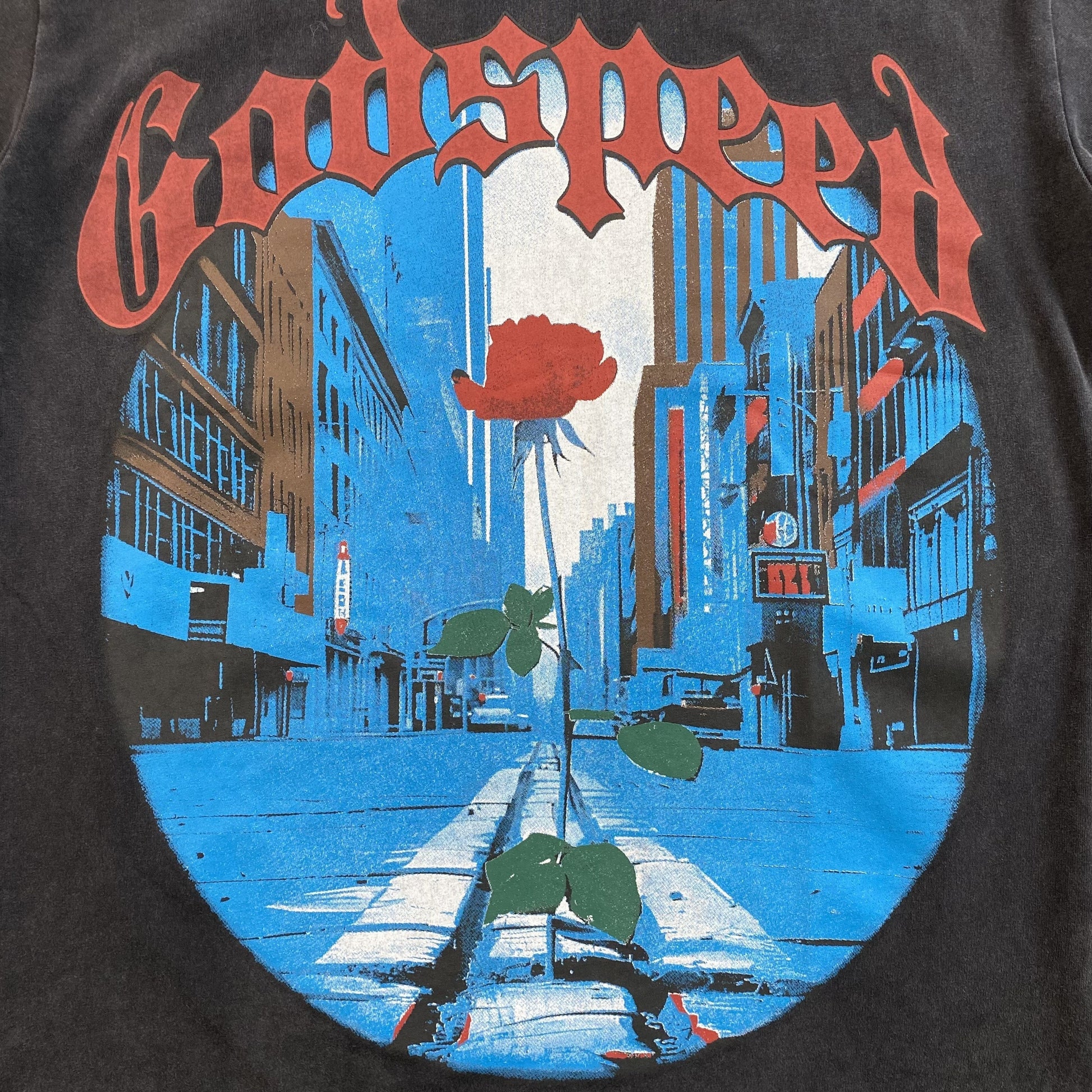 GODSPEED E PLURIBUS UNUM T-SHIRT WASHED BLACK - Vanté®