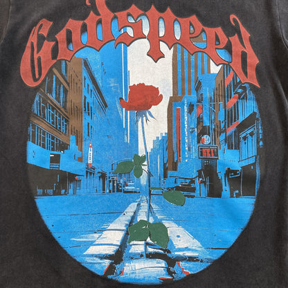 GODSPEED E PLURIBUS UNUM T-SHIRT WASHED BLACK - Vanté®