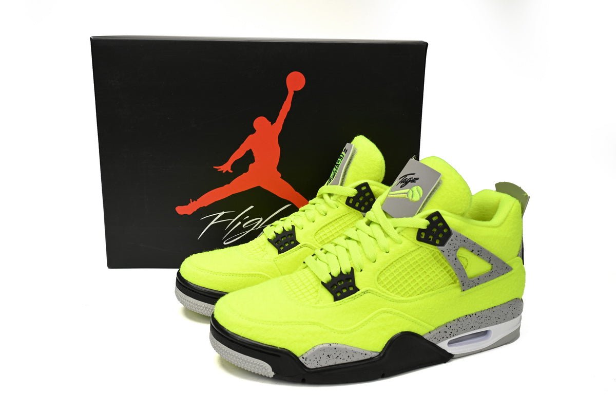 Air jordan 4 Plush Fluorescent Yellow My Store