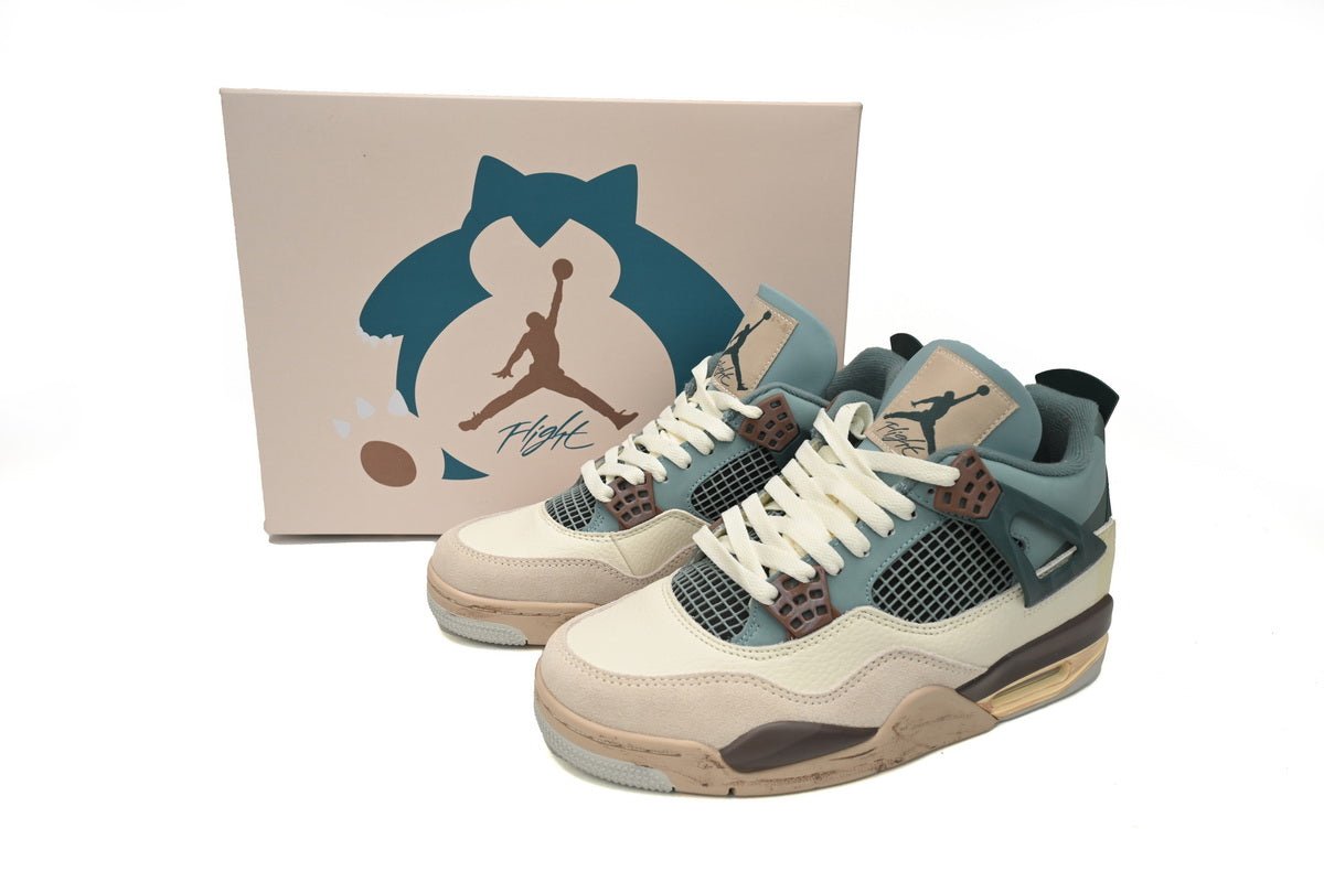Air Jordan 4 Retro Blue Grey Brown My Store
