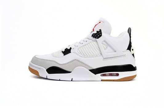 Air Jordan 4 White Black My Store