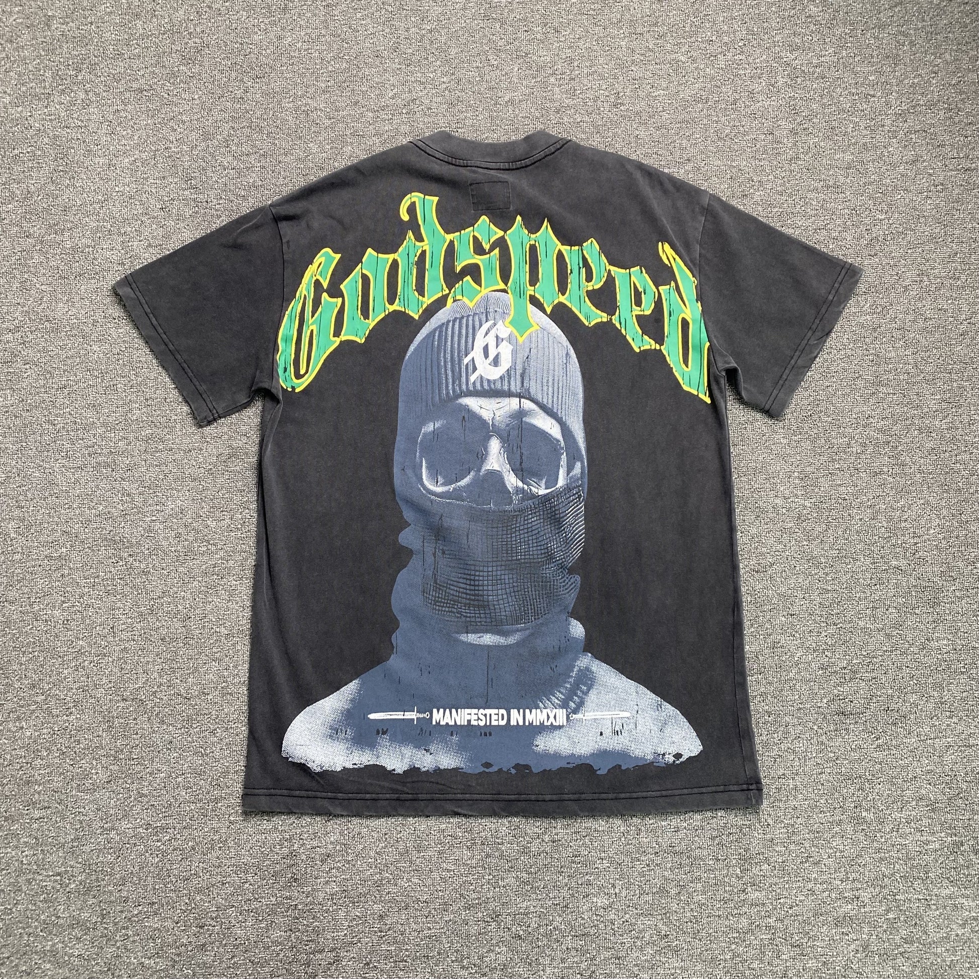 GODSPEED BALACLAVA SZN T-SHIRT WASHED BLACK - Vanté®