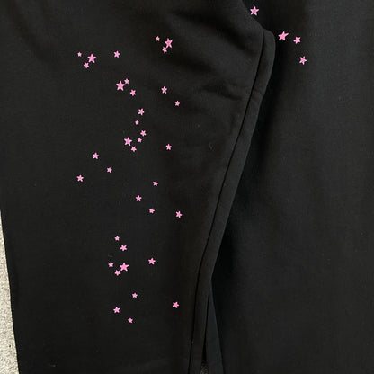 SP5DER ANGEL NUMBER SWEATPANTS BLACK - Vanté®