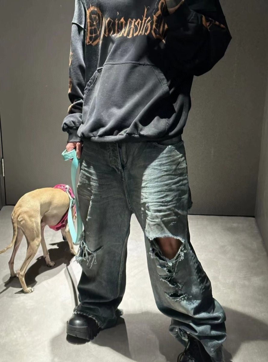 BALENCIAGA LOGO HOODIE BLACK netstar