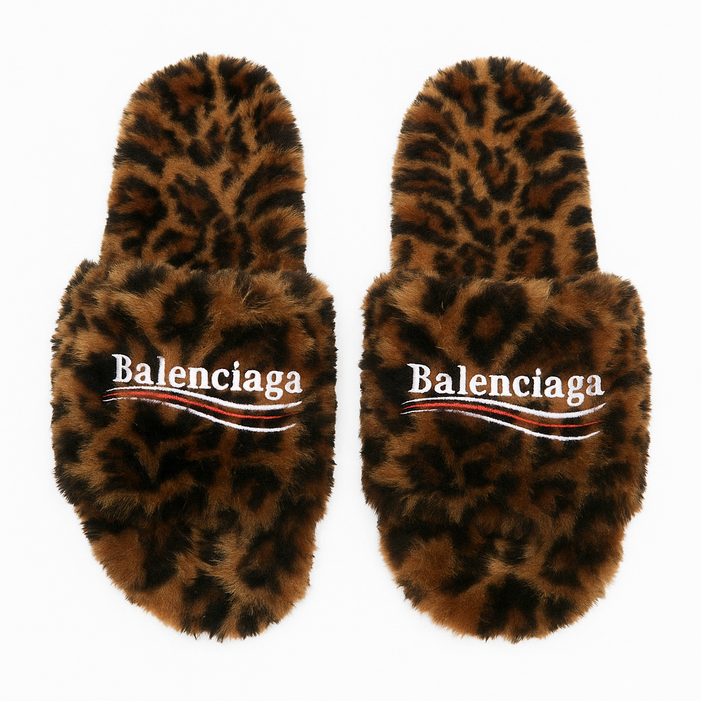 5 ★ Balenciaga Furry Slide Sandal - Vanté®