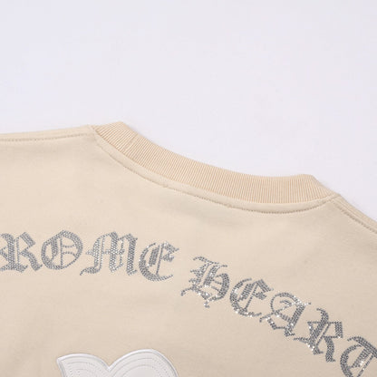 CHROME HEARTS WHITE CROSS PATCH SWEATSHIRT BEIGE - Vanté®