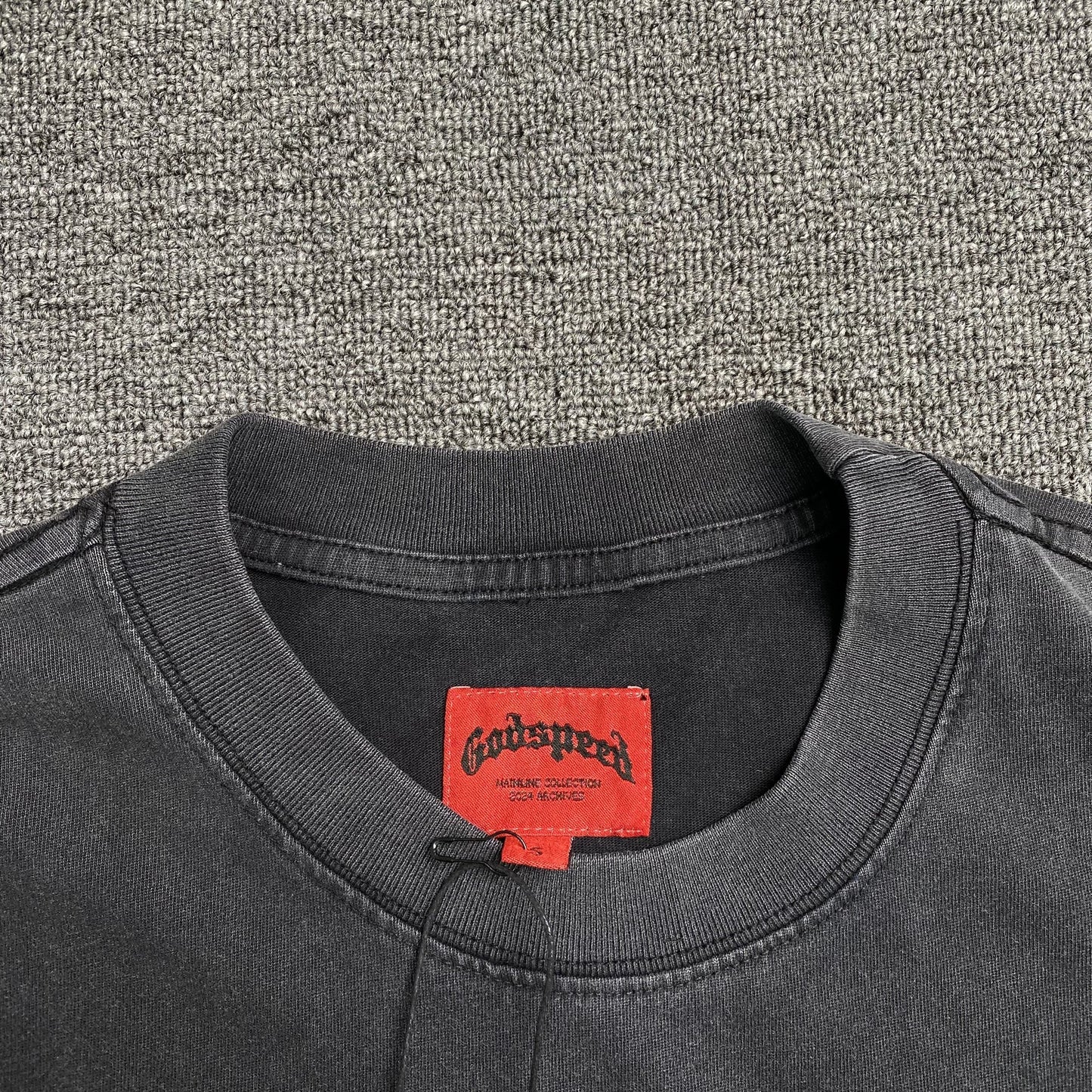 GODSPEED BALACLAVA SZN T-SHIRT WASHED BLACK - Vanté®