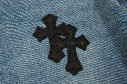 CHROME HEARTS X LEVI'S CROSS PATCH JEANS - Vanté®