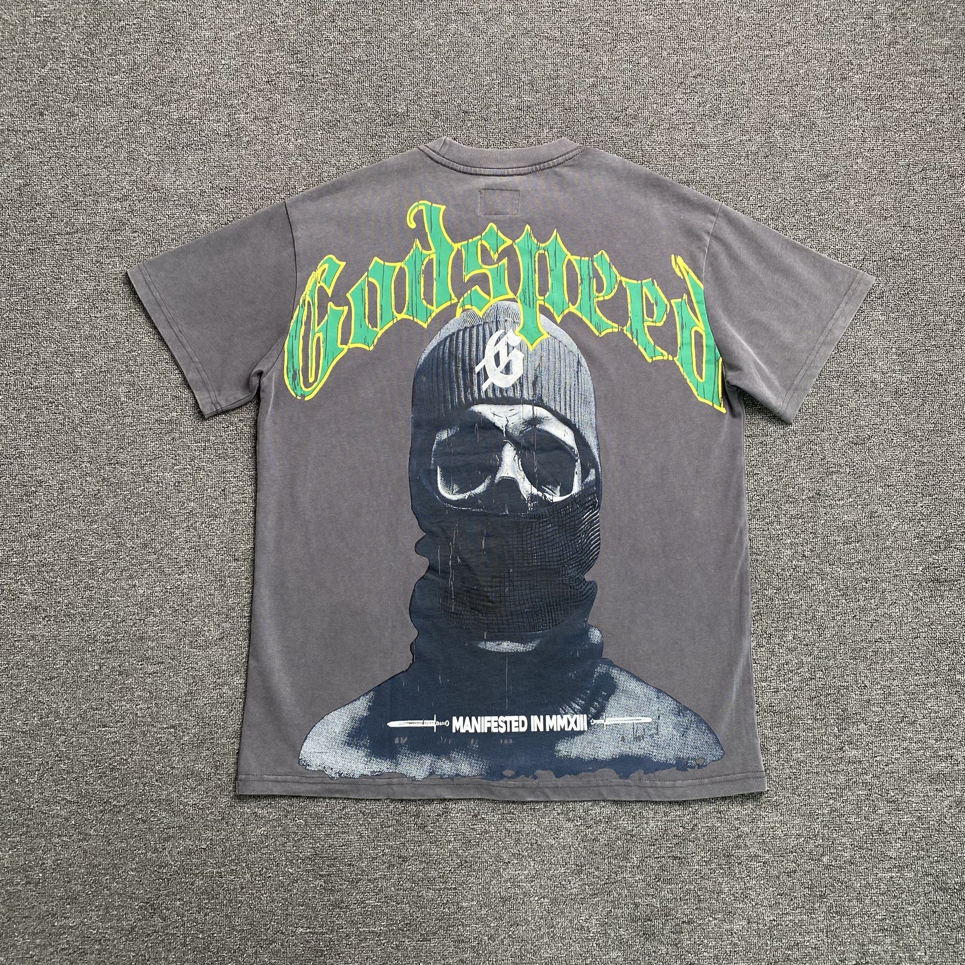 GODSPEED BALACLAVA SZN T-SHIRT WASHED GREY - Vanté®