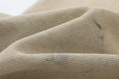 CHROME HEARTS ORANGE BROWN CROSS PATCH JEANS BEIGE - Vanté®