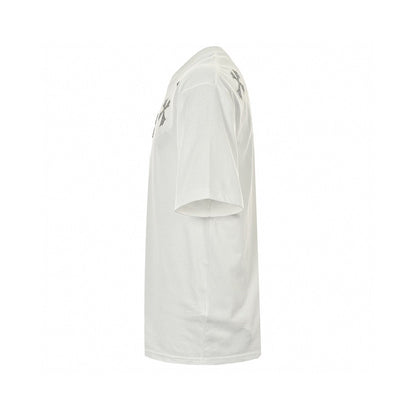 CHROME HEARTS CROSS PATCH COLLAR T-SHIRT WHITE - Vanté®