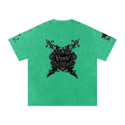 Snow Washed Oversized Cotton T-Shirt ODMPOD