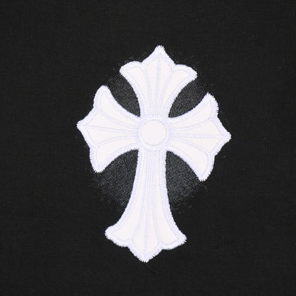 CHROME HEARTS WHITE CROSS T-SHIRT BLACK - Vanté®