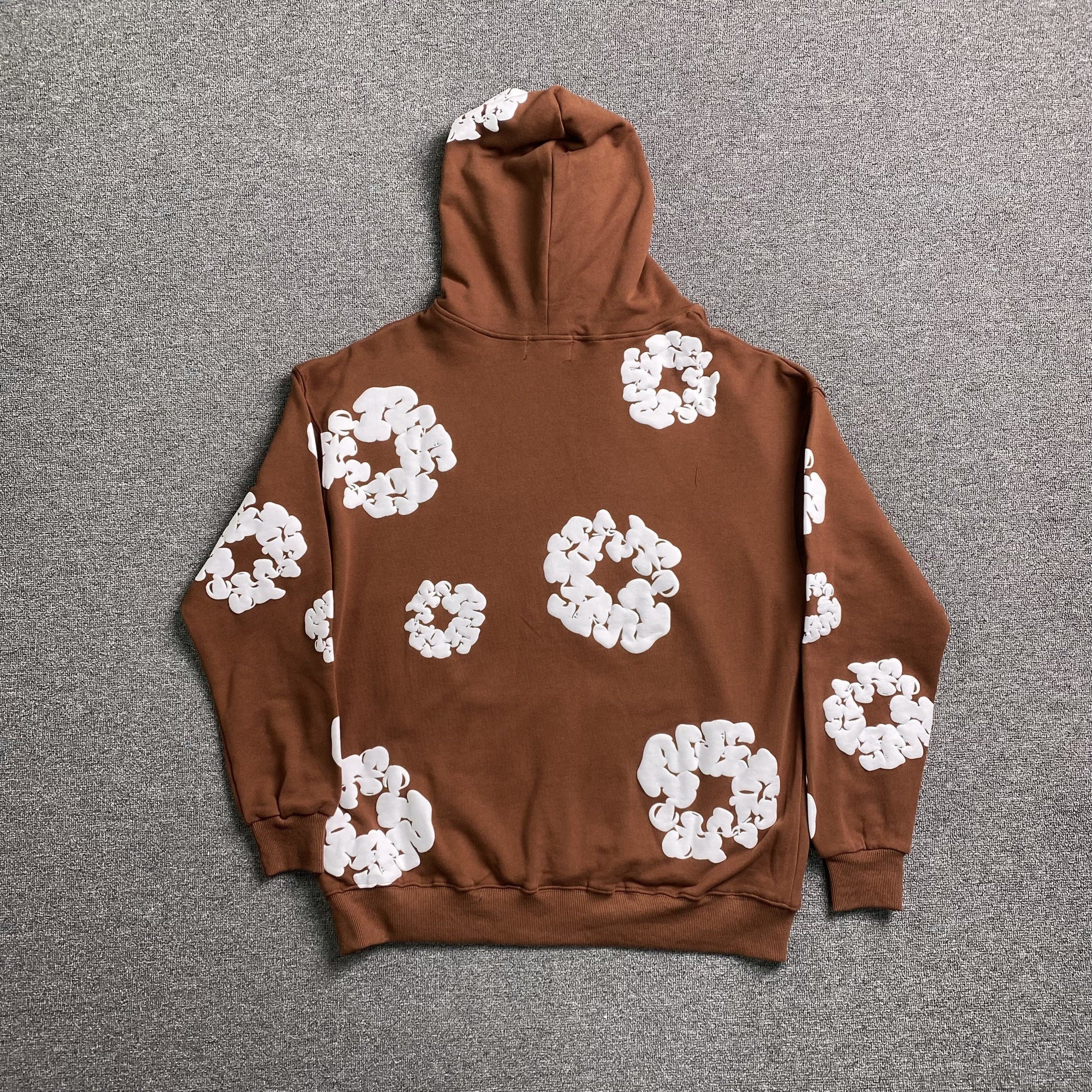 DENIM TEARS COTTON WREATH HOODIE BROWN - Vanté®