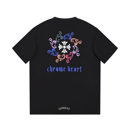 CHROME HEARTS LOGO COLLAR T-SHIRT BLACK - Vanté®