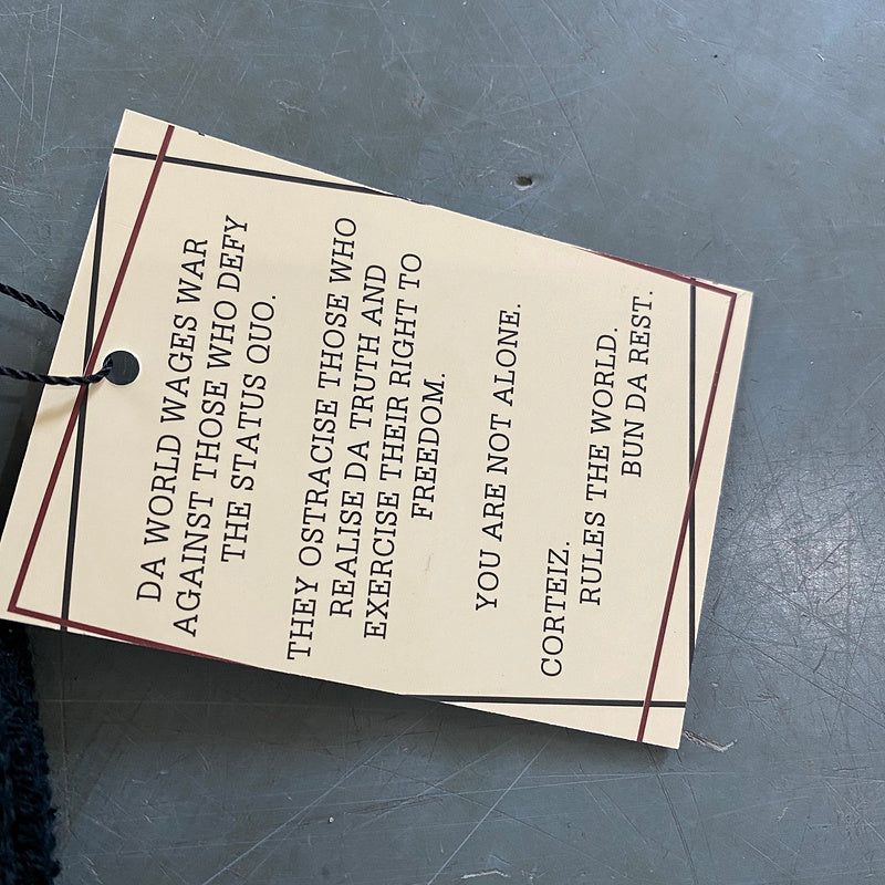 CORTEIZ KNIT BALACLAVA BLACK YELLOW - Vanté®