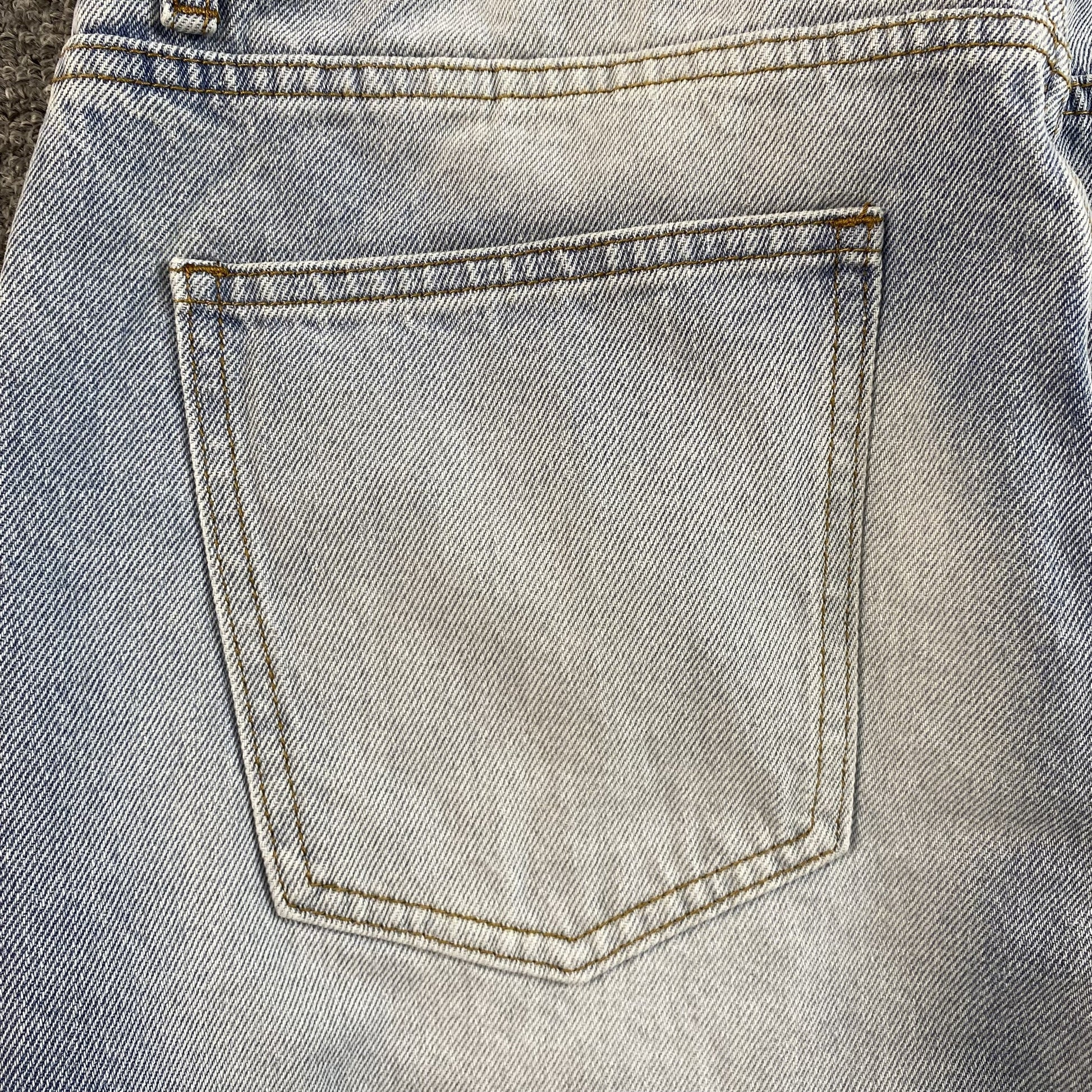 HELLSTAR BLACK FLAME JEANS WASHED BLUE - Vanté®