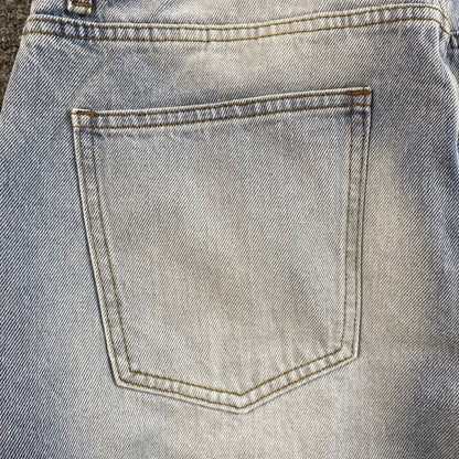 HELLSTAR BLACK FLAME JEANS WASHED BLUE - Vanté®