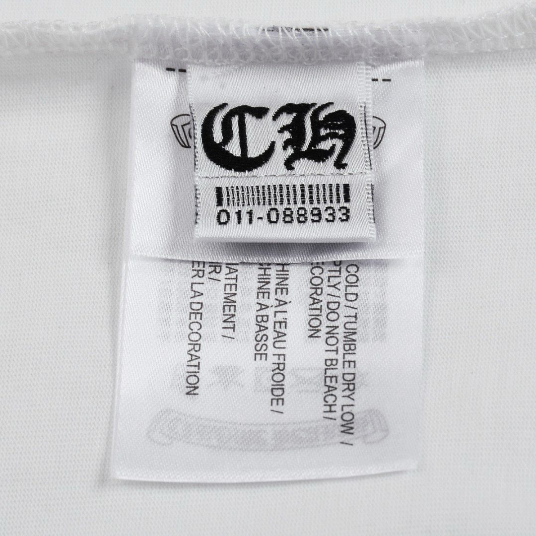 CHROME HEARTS BLACK CROSS T-SHIRT WHITE - Vanté®