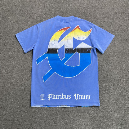 GODSPEED ARTIFICIAL LOVE T-SHIRT WASHED BLUE - Vanté®