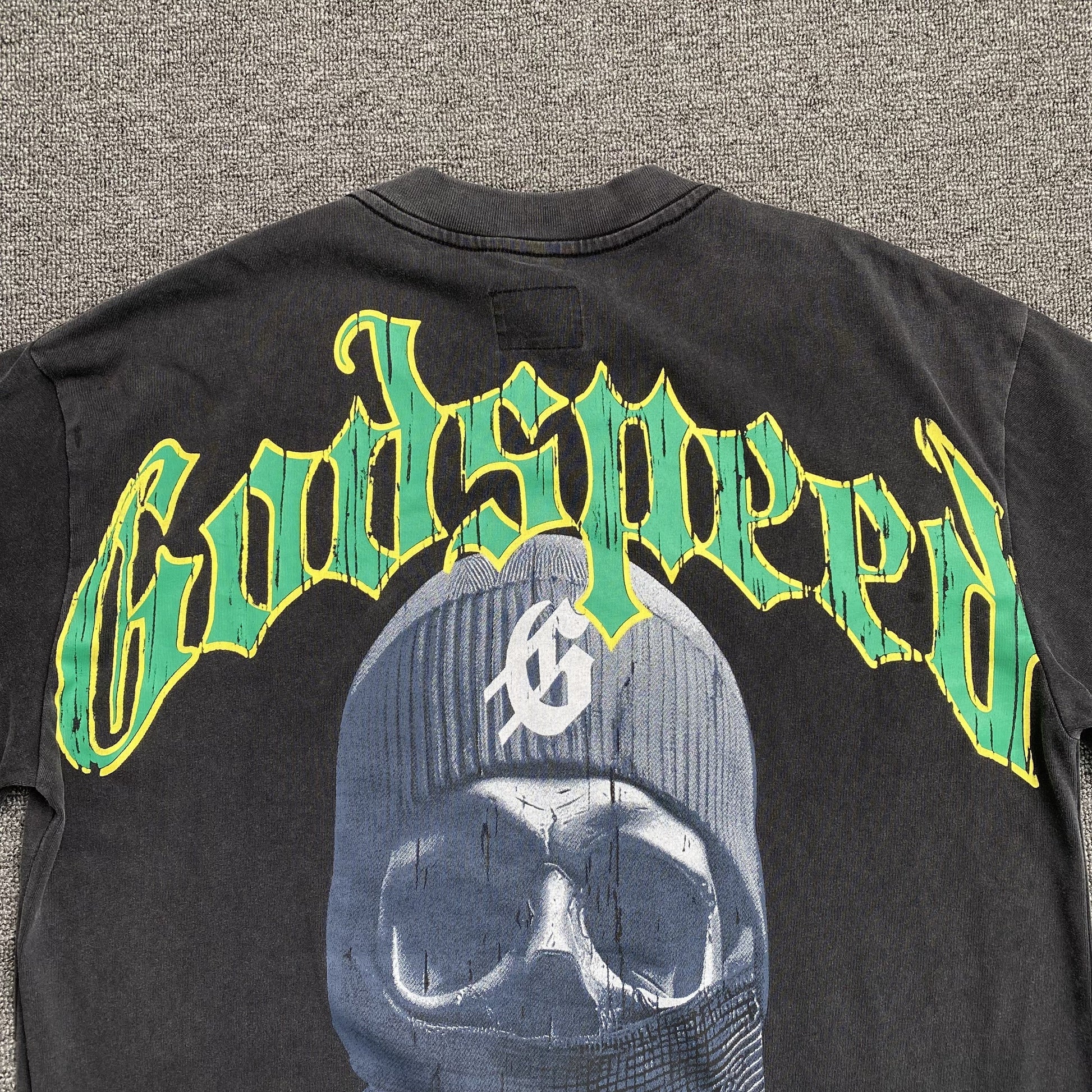 GODSPEED BALACLAVA SZN T-SHIRT WASHED BLACK - Vanté®