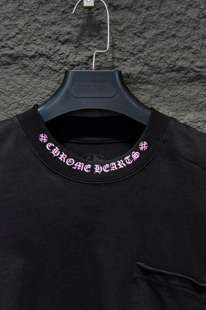 CHROME HEARTS PURPLE COLLAR LONGSLEEVE BLACK - Vanté®