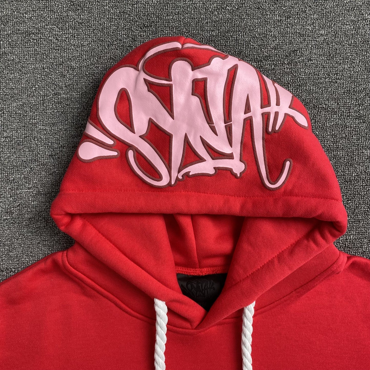 SYNA WORLD HOOD LOGO HOODIE RED - Vanté®