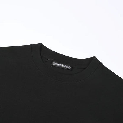 CHROME HEARTS WHITE DOUBLE CROSS T-SHIRT BLACK - Vanté®