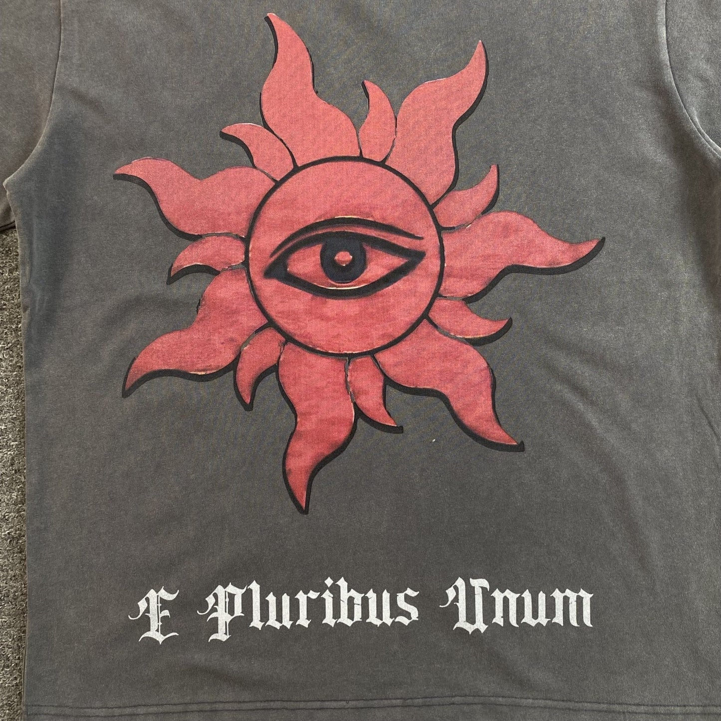 GODSPEED E PLURIBUS UNUM T-SHIRT WASHED GREY - Vanté®