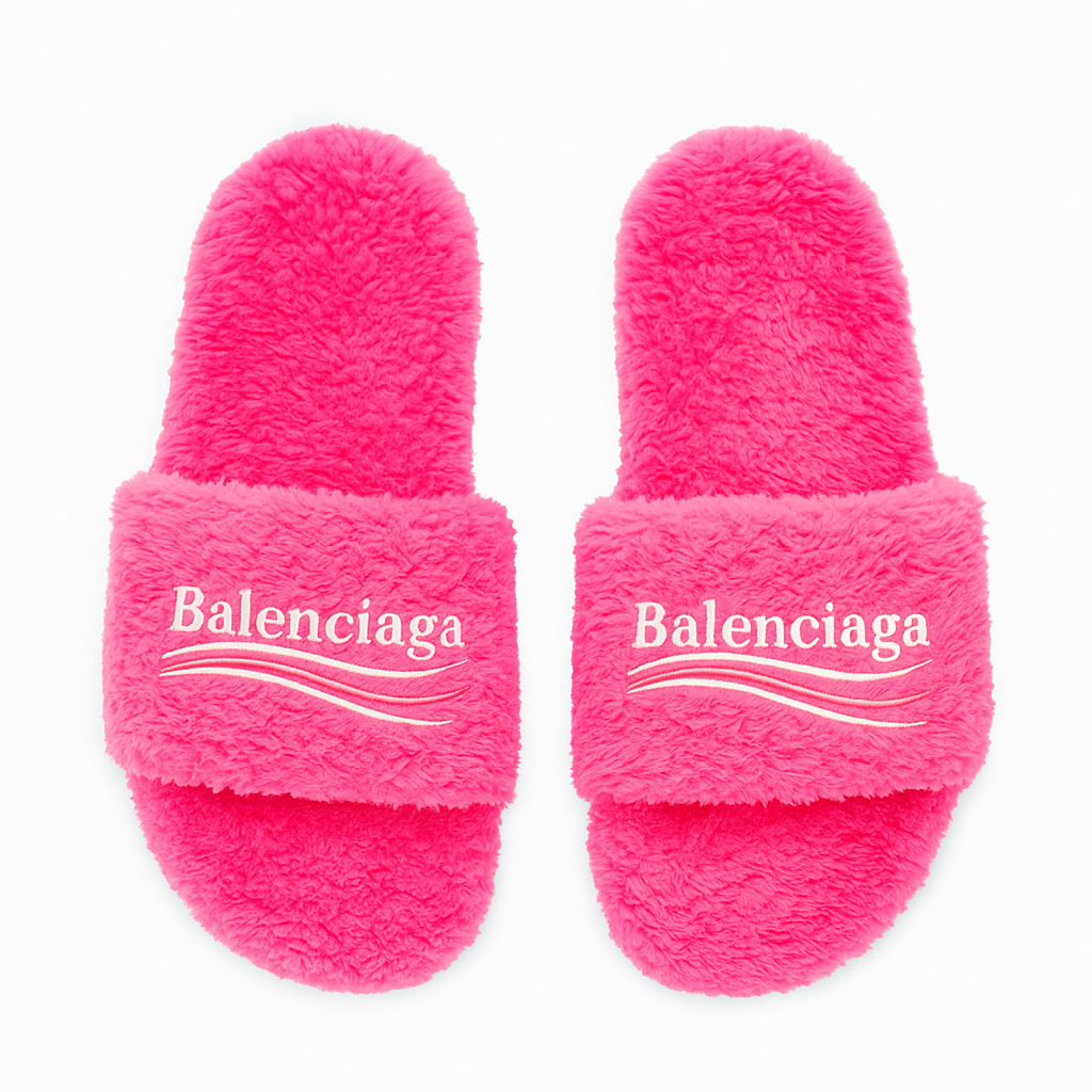 5 ★ Balenciaga Furry Slide Sandal - Vanté®