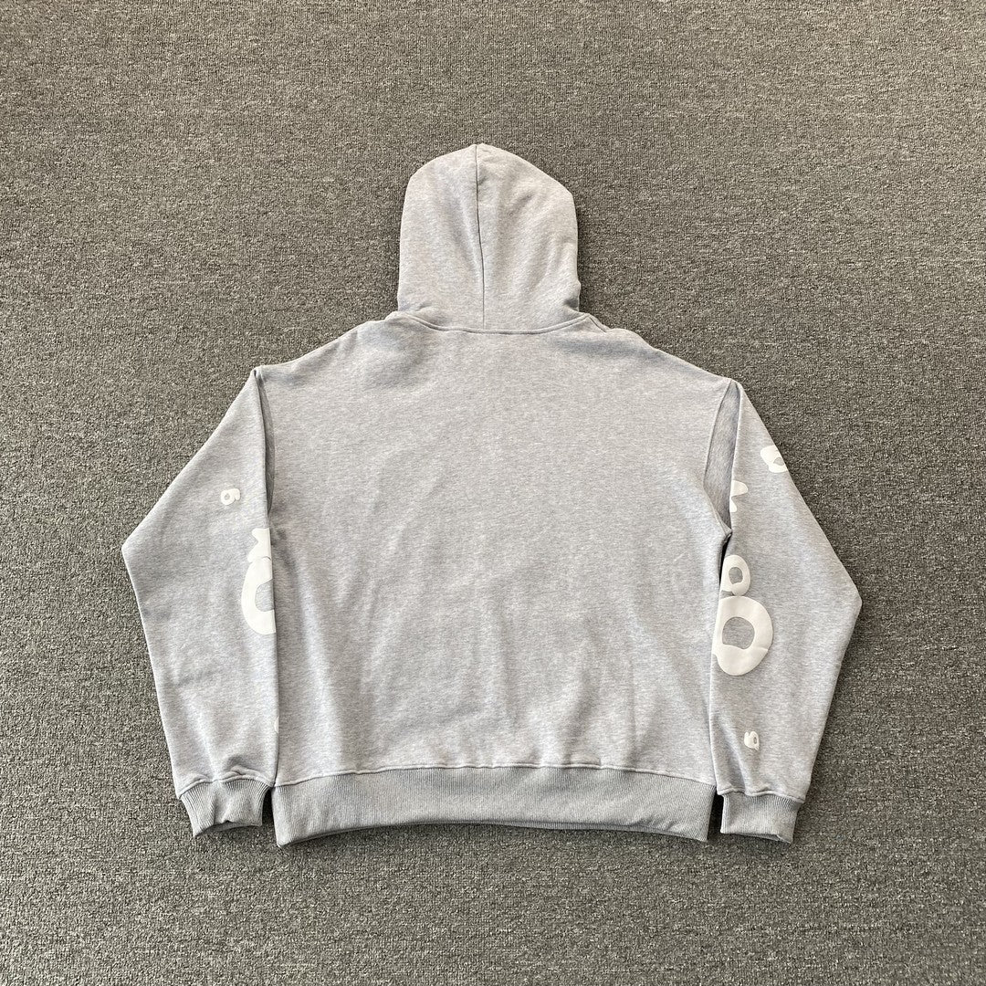 SP5DER BELUGA HOODIE HEATHER GREY - Vanté®